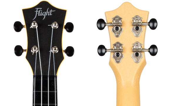 Flight TUS35E Electro-Acoustic Travel Soprano Ukulele Black TUS35EBK Durable ABS Ukulele with Pickup