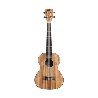 Kala KA-PWT/LH Left-Handed Pacific Walnut Tenor Ukulele, showcasing unique grain patterns, offering a rich, mellow tone for left-handed musicians.