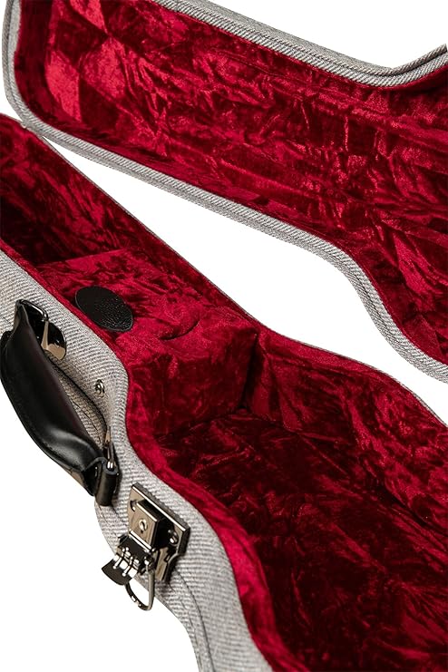 Revelator Tenor official Gray Tweed Archtop Hard Case. Now available in Australia. Premium impact protection &amp; classic style GTT-AT Ukulele Trading Co Australia 