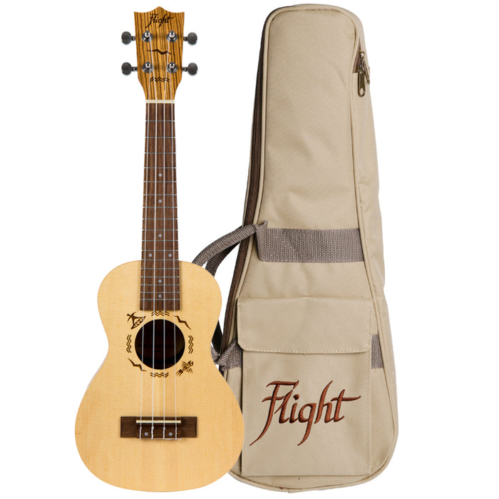 Flight DUC525 Concert Ukulele with Bag