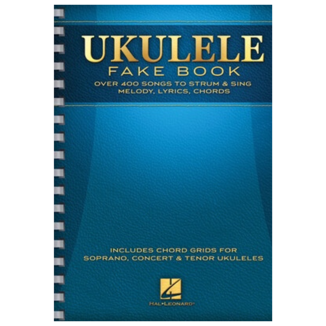 Ukulele Fake Book – over 400 songs with chords and lyrics, spiral-bound ukulele songbook by Hal Leonard