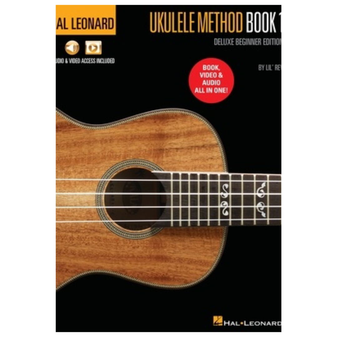 Hal Leonard Ukulele Method Deluxe Beginner Edition book with online lessons