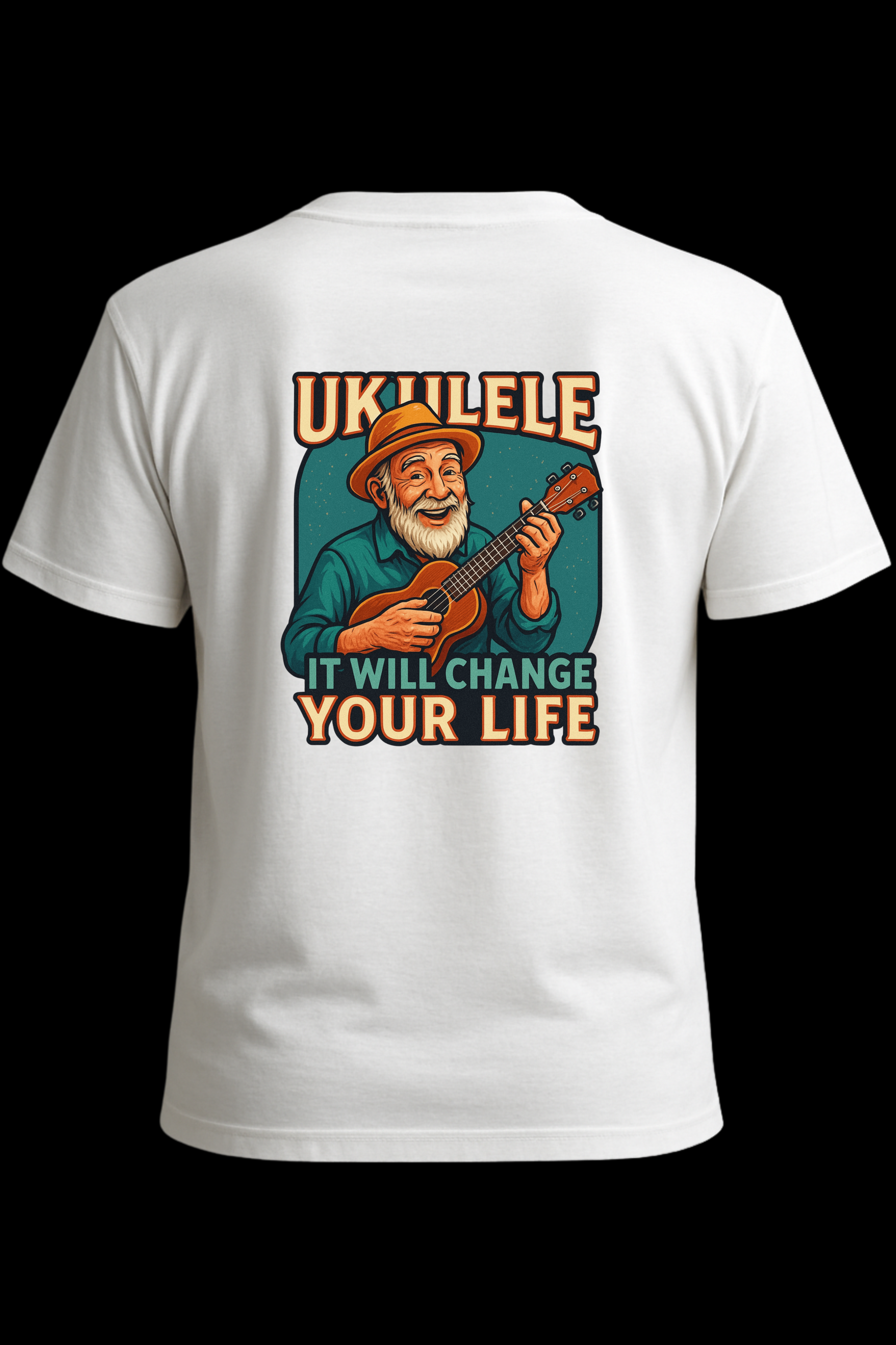 Ukulele It Will Change Your Life T-Shirt – Gift for Ukulele Players &amp; Music Teachers, Music Lover Tee, Unisex Fit, Made to Order Shirt