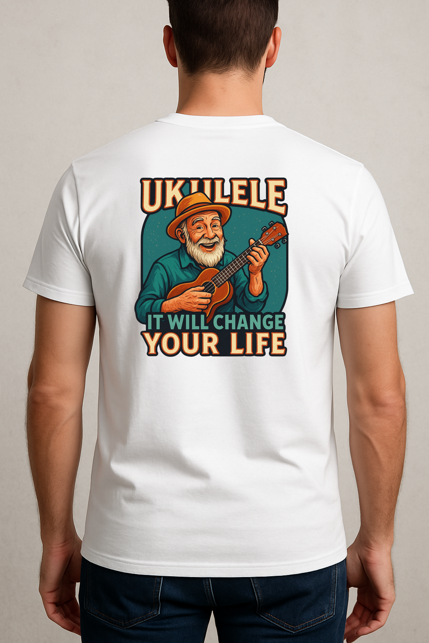Ukulele It Will Change Your Life T-Shirt – Gift for Ukulele Players &amp; Music Teachers, Music Lover Tee, Unisex Fit, Made to Order Shirt