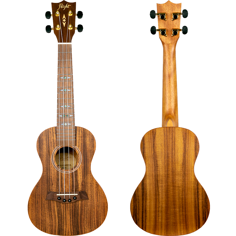 Flight’s DUC440 is a concert ukulele made from laminate acacia. Flight DUC440 Acacia Concert Ukulele with Bag and FREE Shipping Acacia is in the same family as Hawaiian koa. If you’re looking for the real ‘island sound’, and at an affordable price, this is the uke for you!