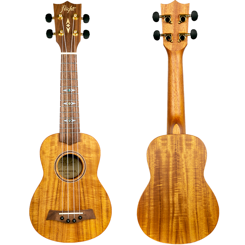 Flight’s DUS440 Acacia is a soprano ukulele made from laminate acacia wood. Flight DUS440 Soprano Acacia Ukulele with Bag and Free Shipping
