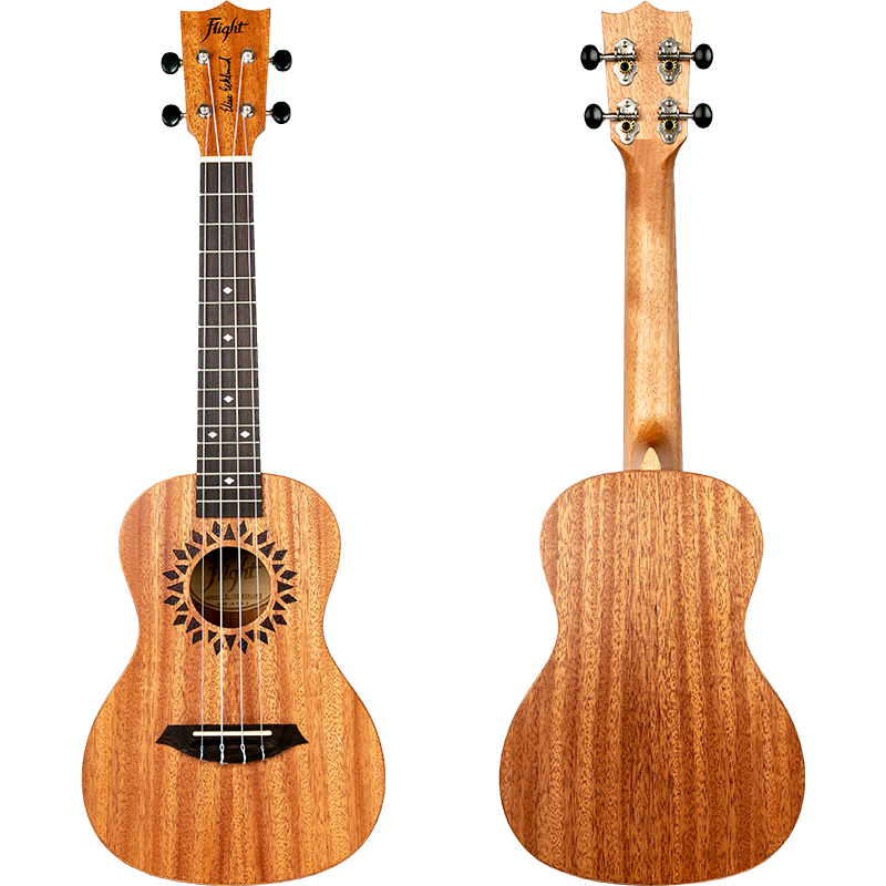 A classy ukulele with a warm, happy sound. Flight Elise Ecklund Signature Concert Ukulele with Gigbag and Free Shipping