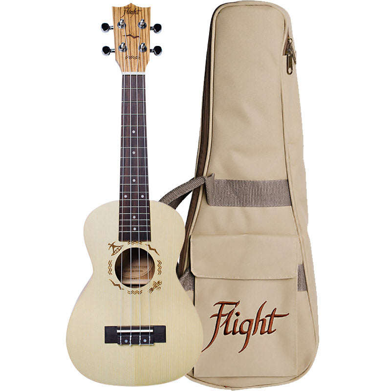 Flight DUC325 Concert Ukulele with Bag and Free Shipping