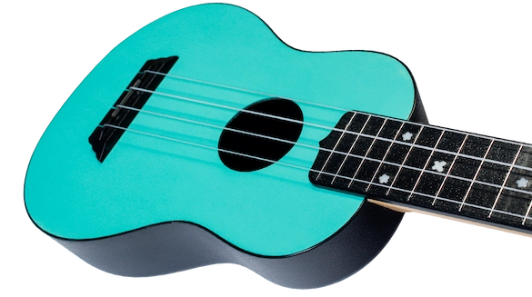 Flight TUS35 ABS Travel Soprano Ukulele Light Blue TUS35LB Durable ABS Body with Laminate Linden Top
