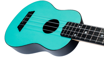Flight TUS35 ABS Travel Soprano Ukulele Light Blue TUS35LB Durable ABS Body with Laminate Linden Top