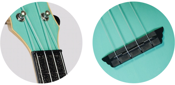 Flight TUS35 ABS Travel Soprano Ukulele Light Blue TUS35LB Durable ABS Body with Laminate Linden Top