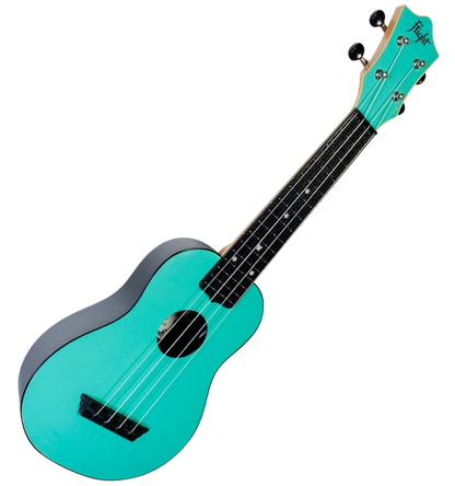 Flight TUS35 ABS Travel Soprano Ukulele Light Blue TUS35LB Durable ABS Body with Laminate Linden Top