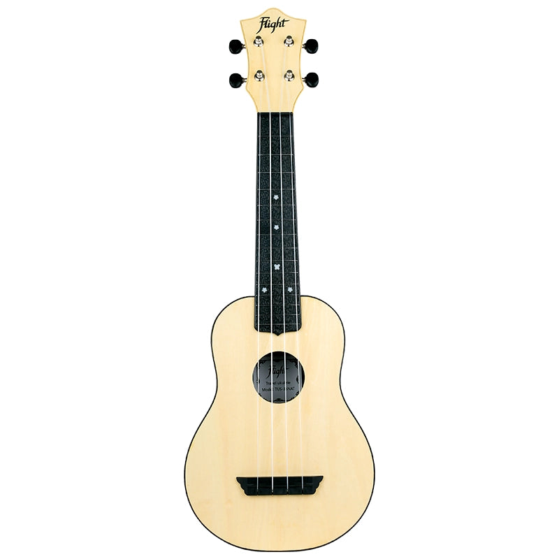 Flight TUS35NA Natural Travel Soprano Ukulele ABS Body with Linden Top Durable Weather-Resistant Travel Ukulele Australia