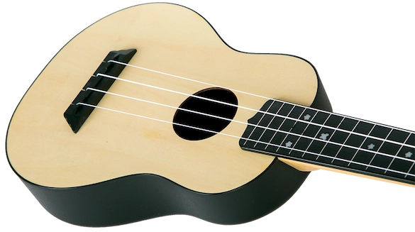 Flight TUS35NA Natural Travel Soprano Ukulele ABS Body with Linden Top Durable Weather-Resistant Travel Ukulele Australia