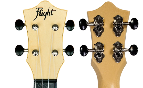 Flight TUS35NA Natural Travel Soprano Ukulele ABS Body with Linden Top Durable Weather-Resistant Travel Ukulele Australia