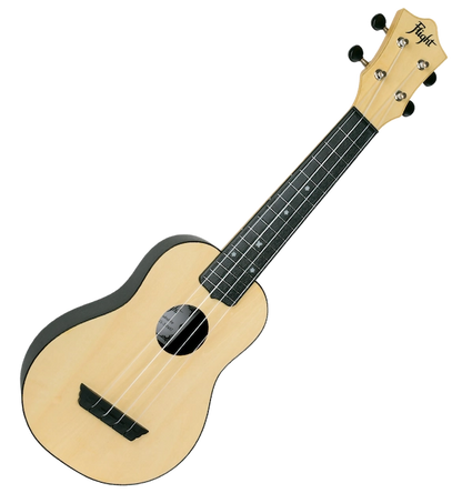 Flight TUS35NA Natural Travel Soprano Ukulele ABS Body with Linden Top Durable Weather-Resistant Travel Ukulele Australia