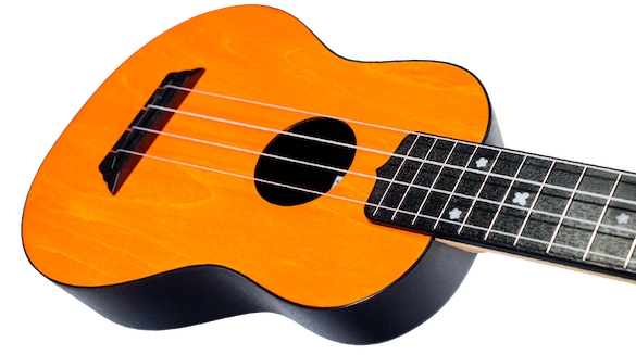 Flight TUS35OR ABS Travel Soprano Ukulele Orange Durable Plastic Body with Linden Top Travel Ukulele Australia