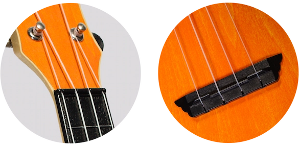 Flight TUS35OR ABS Travel Soprano Ukulele Orange Durable Plastic Body with Linden Top Travel Ukulele Australia
