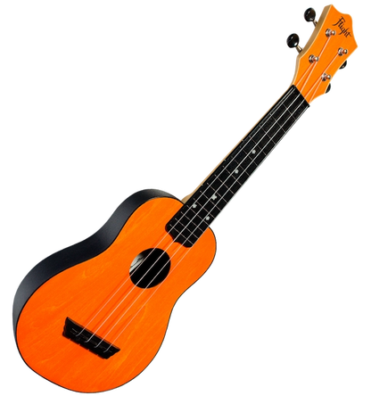 Flight TUS35OR ABS Travel Soprano Ukulele Orange Durable Plastic Body with Linden Top Travel Ukulele Australia