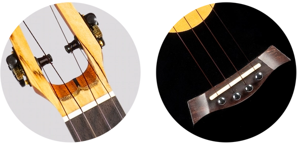  Flight 4SB 4stringboy Signature Tenor Ukulele with gloss black top. Sammy Turton Tenor Ukulele Signature series Ukulele Trading Co Australia