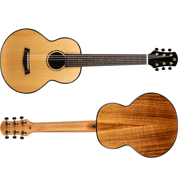 Flight GUT850 Guitarlele with solid spruce top and acacia body