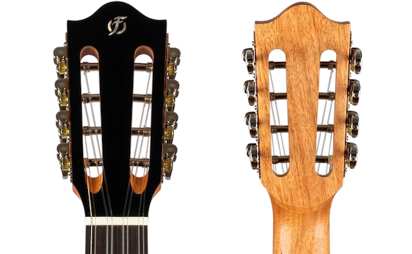 Flight IRIS8T Iris 8 Tenor 8-String Ukulele Solid Spruce Top Laminate Mahogany Back and Sides Active Pickup Tenor Ukulele Australia