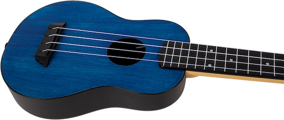 Flight TUS35 ABS Travel Soprano Ukulele Dark Blue TUS35DB Concert Scale Durable Travel Ukulele