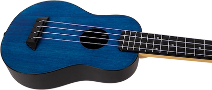 Flight TUS35 ABS Travel Soprano Ukulele Dark Blue TUS35DB Concert Scale Durable Travel Ukulele
