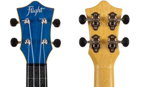 Flight TUS35 ABS Travel Soprano Ukulele Dark Blue TUS35DB Concert Scale Durable Travel Ukulele