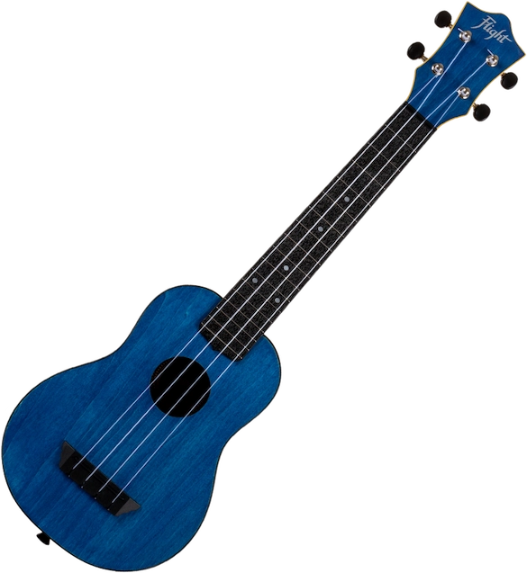 Flight TUS35 ABS Travel Soprano Ukulele Dark Blue TUS35DB Concert Scale Durable Travel Ukulele