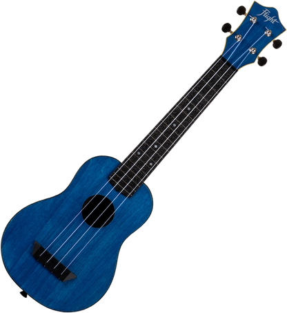 Flight TUS35 ABS Travel Soprano Ukulele Dark Blue TUS35DB Concert Scale Durable Travel Ukulele