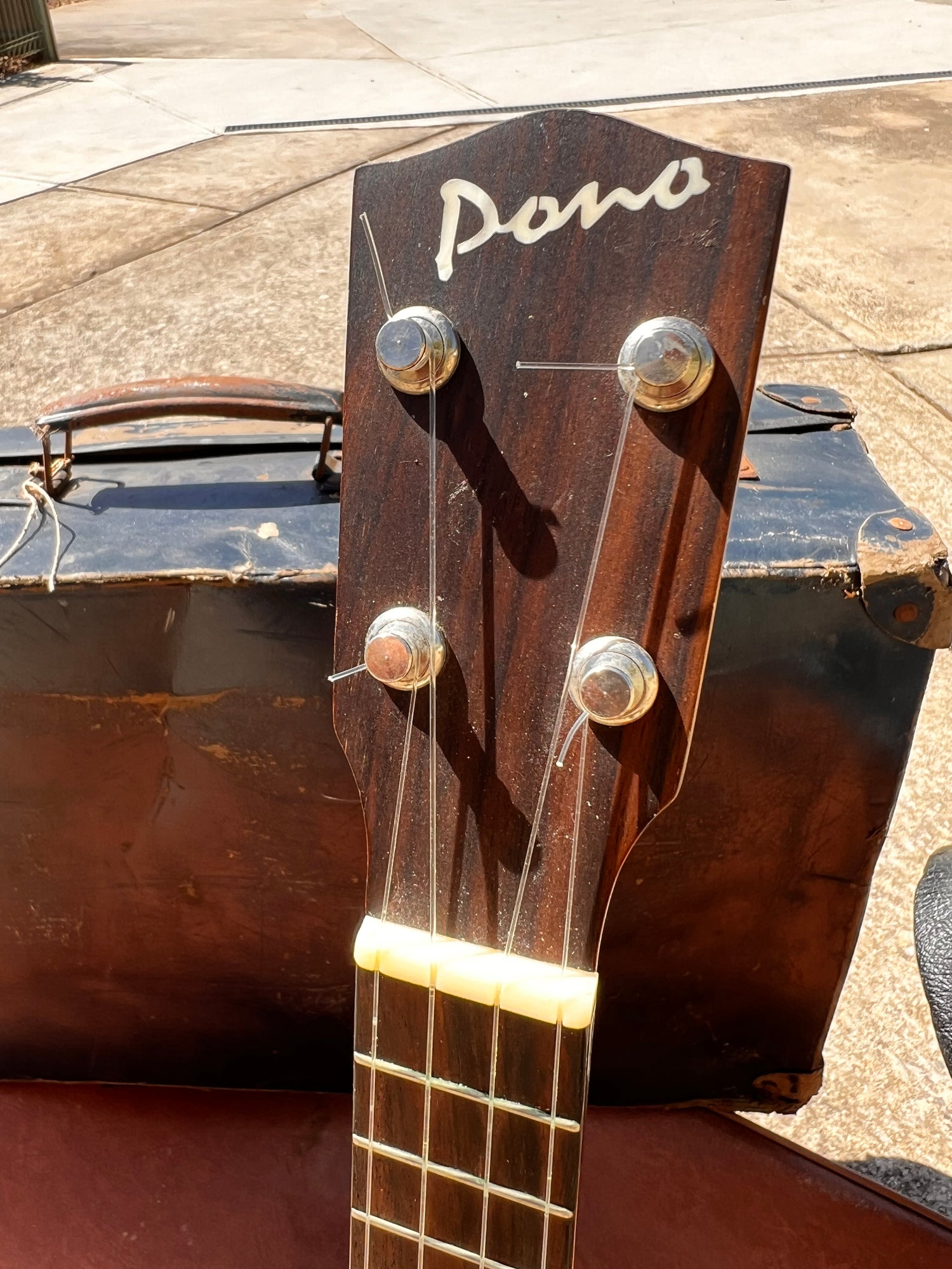 Secondhand Pono NSD Solid Mahogany Soprano Ukulele, Ebony Fingerboard &amp; Bridge, Gloss Finish Australia used item