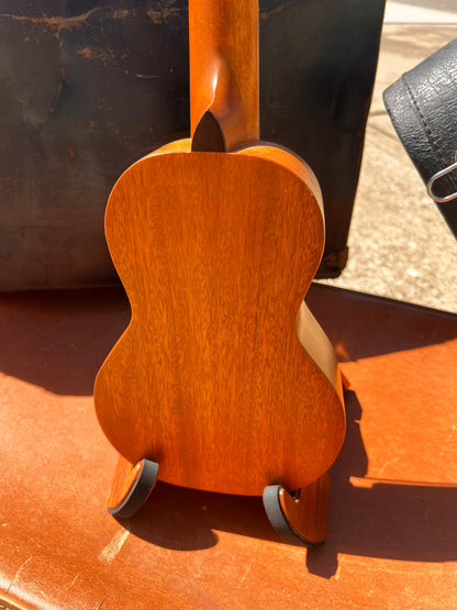 Secondhand Pono NSD Solid Mahogany Soprano Ukulele, Ebony Fingerboard &amp; Bridge, Gloss Finish Australia used item