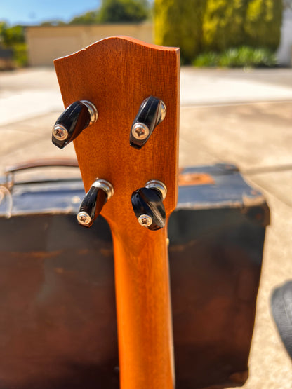Secondhand Pono NSD Solid Mahogany Soprano Ukulele, Ebony Fingerboard &amp; Bridge, Gloss Finish Australia used item