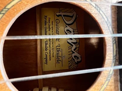 Secondhand Pono NSD Solid Mahogany Soprano Ukulele, Ebony Fingerboard &amp; Bridge, Gloss Finish Australia used item