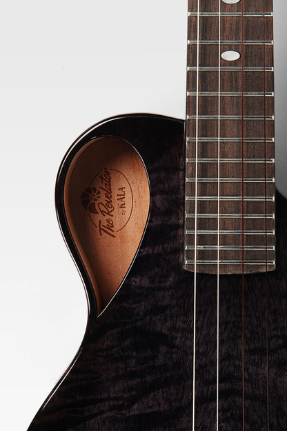 KA-NS-BLK-MNG-TE Revelator™ Nautilus Horizon Black Night Mango Tenor Ukulele