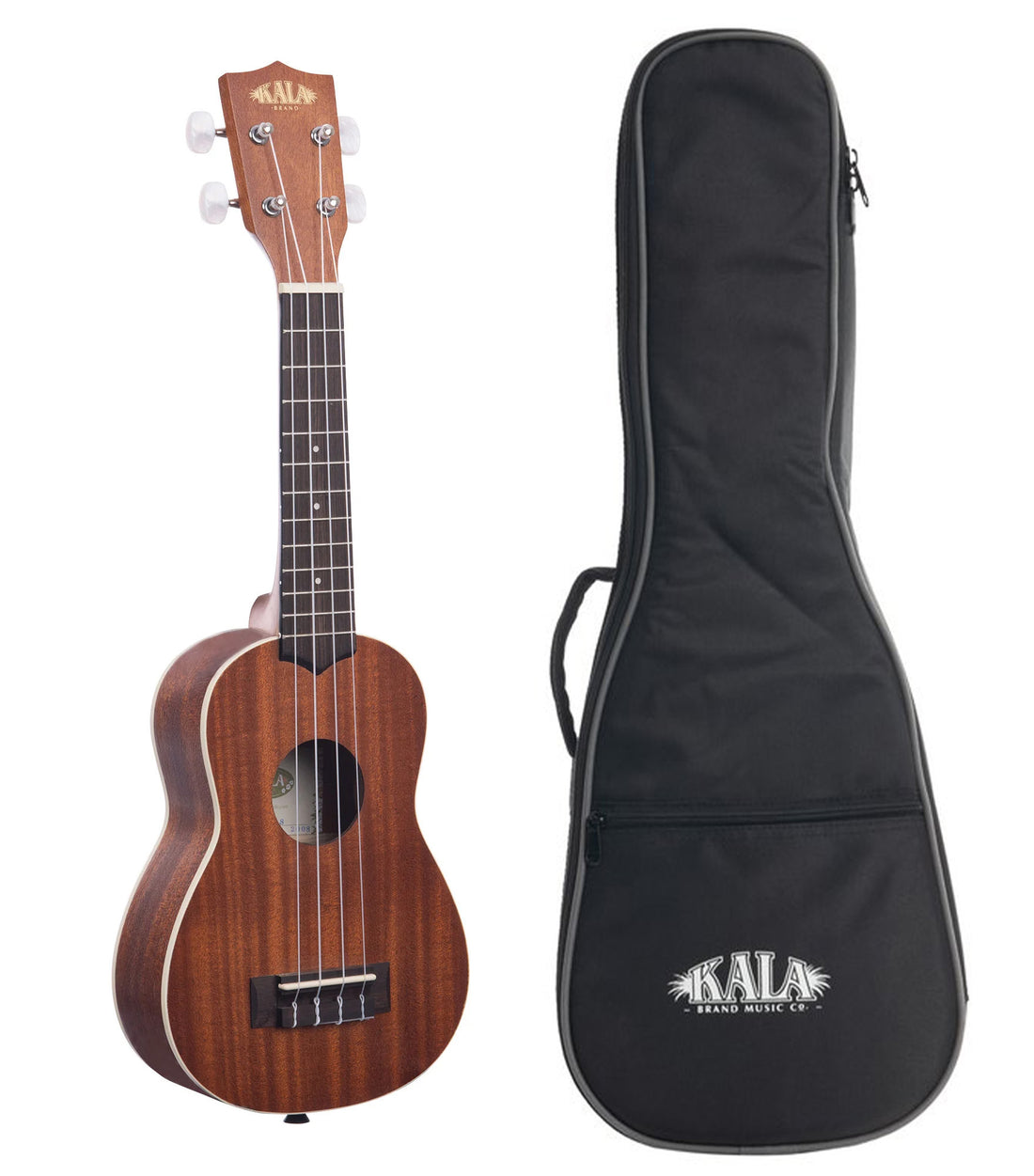 KA-S Satin Mahogany Soprano Ukulele w/ Gigbag