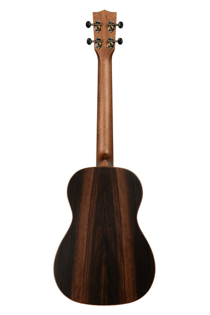 Kala Solid Spruce Top Striped Ebony Baritone Ukulele KA-SSEBY-B Satin Finish Graph Tech NuBone Nut &amp; Saddle Aquila Super Nylgut Strings
