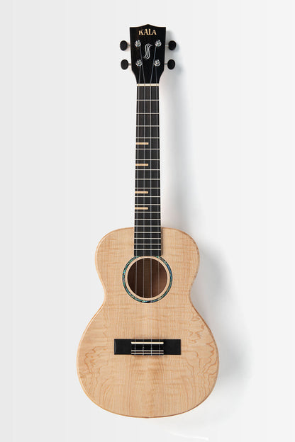 KA-WF-AFM-T All Solid Flame Maple Waterfall Tenor Ukulele
