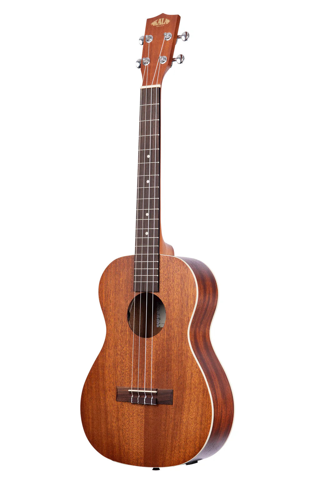 Kala KA-BE baritone acoustic electric with pickup ukulele mahogany satin finish Ukulele Trading Co Australia