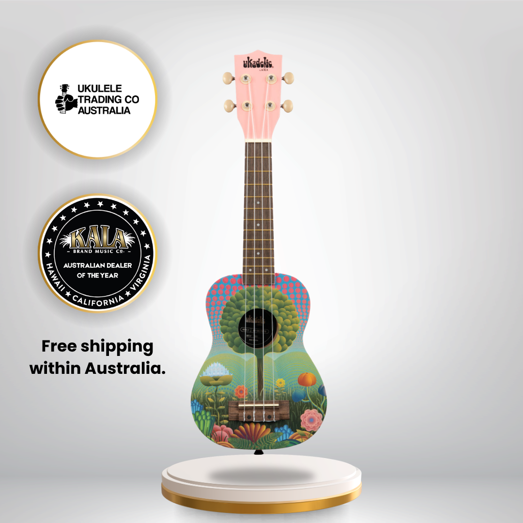 NUKUKETOPIA Kala Ukadelic Soprano Ukulele Uketopia Art Series Soprano Ukulele Australia