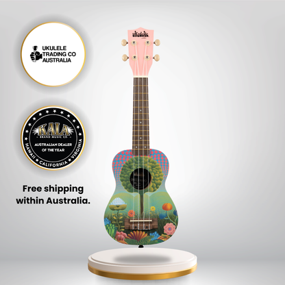 NUKUKETOPIA Kala Ukadelic Soprano Ukulele Uketopia Art Series Soprano Ukulele Australia