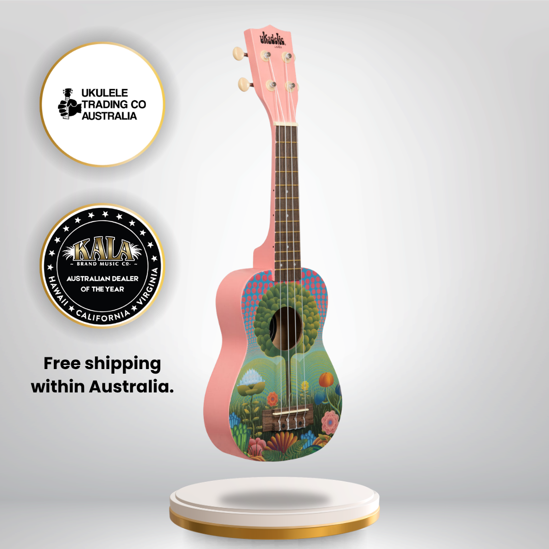 NUKUKETOPIA Kala Ukadelic Soprano Ukulele Uketopia Art Series Soprano Ukulele Australia