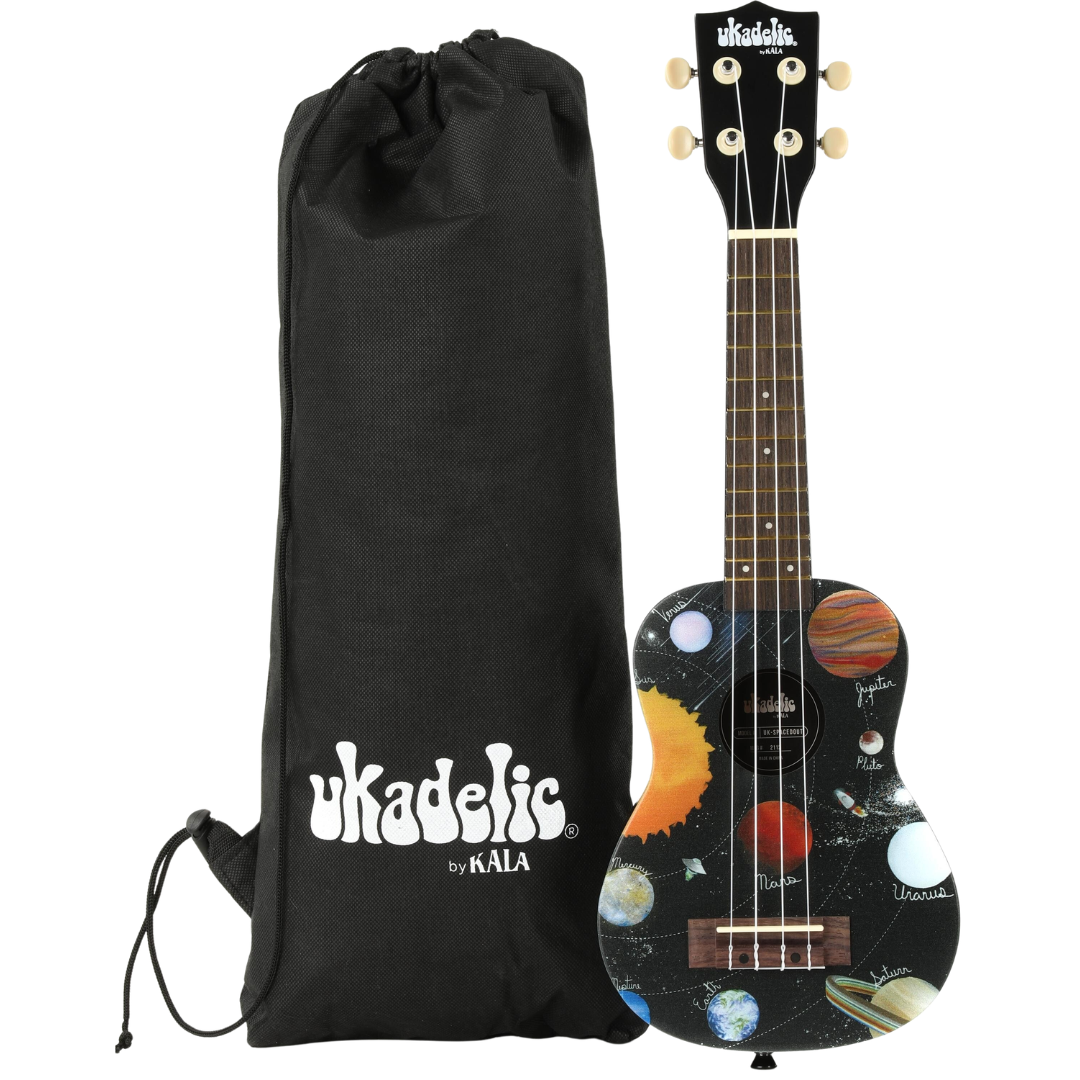 NUKSPACEDOUT Kala Spaced Out Ukadelic Soprano Ukulele Space Art Soprano Ukulele Australia