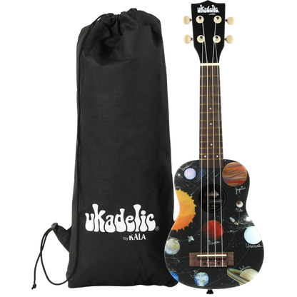 NUKSPACEDOUT Kala Spaced Out Ukadelic Soprano Ukulele Space Art Soprano Ukulele Australia