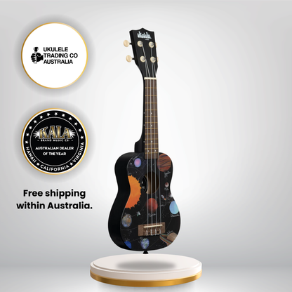 NUKSPACEDOUT Kala Spaced Out Ukadelic Soprano Ukulele Space Art Soprano Ukulele Australia
