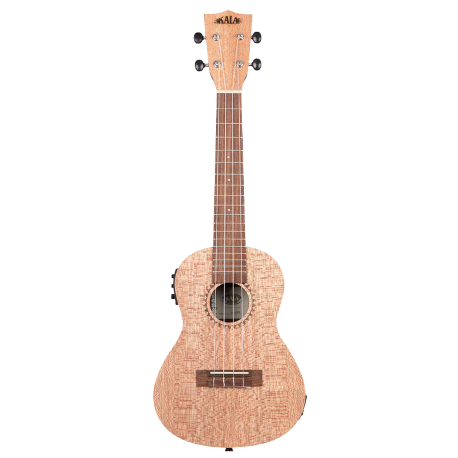 Kala KA-20CE Burled Meranti Concert Ukulele with Pickup and EQ