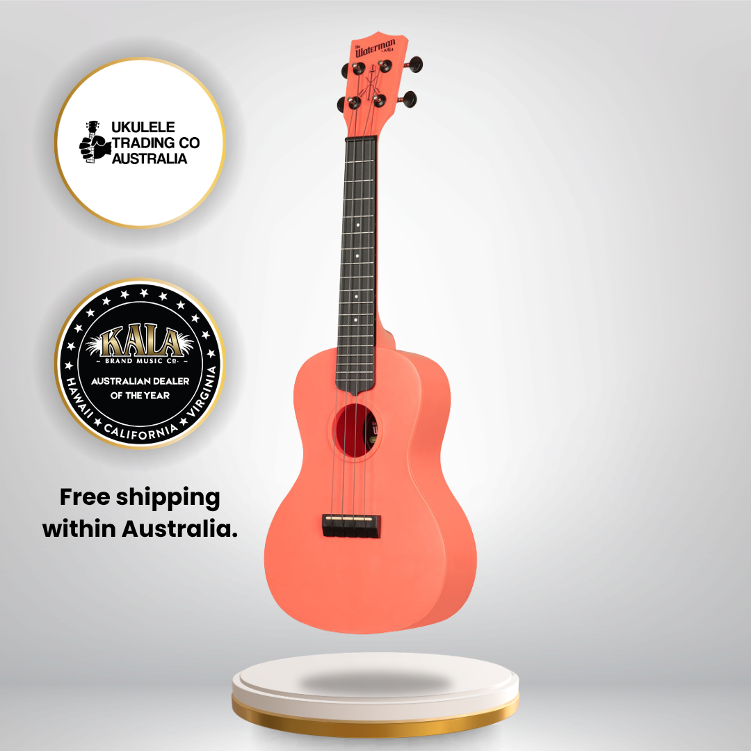 KA-R-WMS-PK-C Kala Waterman Concert Ukulele Recycled Eco Concert Ukulele Australia