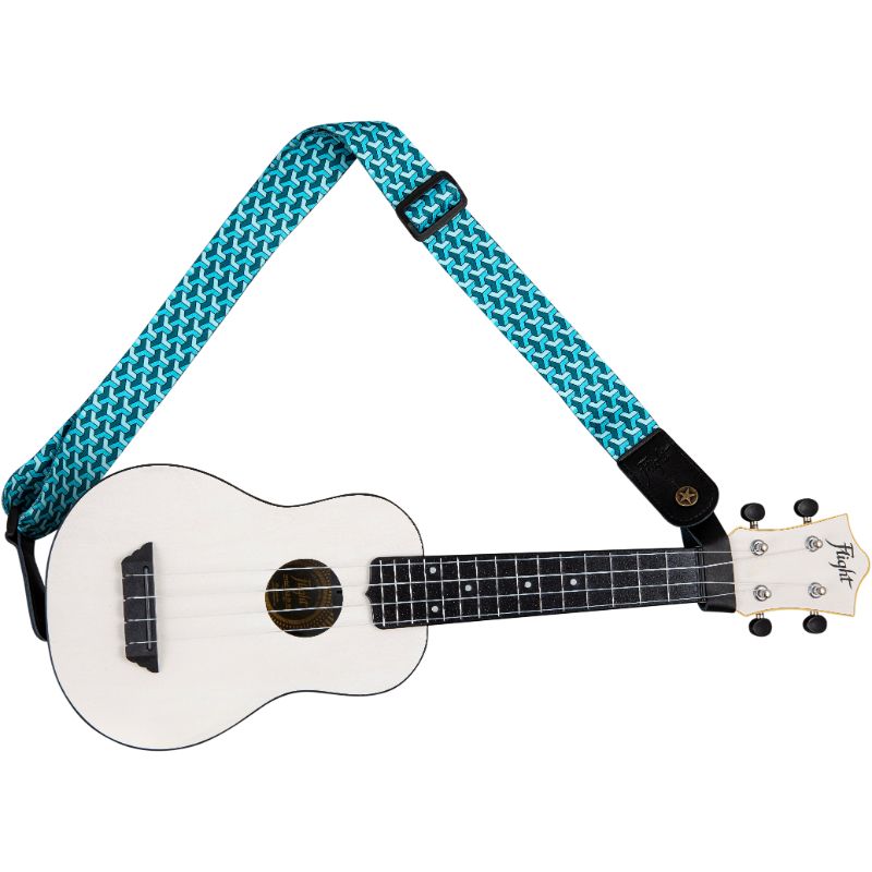 Flight S35 Trail Blue Polyester Ukulele Strap with Free Shipping