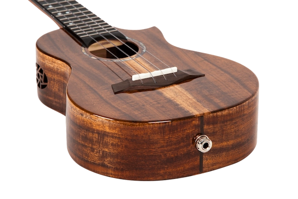 Flight Spirit EQ-A Concert Electro-Acoustic Ukulele SPIRITCEQA All Solid Acacia Double C1U Pickup Australia
